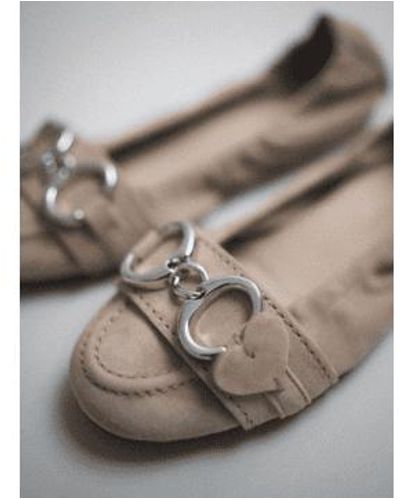 Kennel & Schmenger Chaussures plate taupe en daim 31-10040-483 - Marron