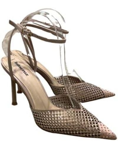 Lola Cruz 'omi' Sandal 36 - Metallic