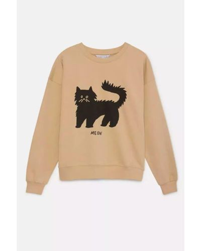 Compañía Fantástica Fantastic Company Cat Sweatshirt - Natural