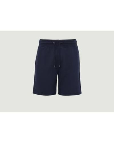 COLORFUL STANDARD Pantalones cortos portes clásicos algodón orgánico - Azul