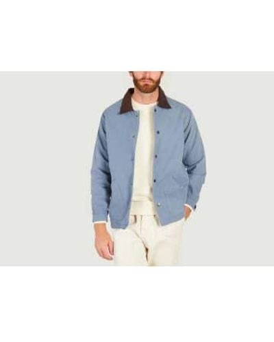 Olow Organic Cotton Jacket Paisley - Blu