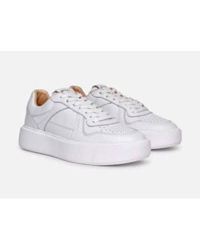 Philip Hog Leather Nina Sneaker - Bianco