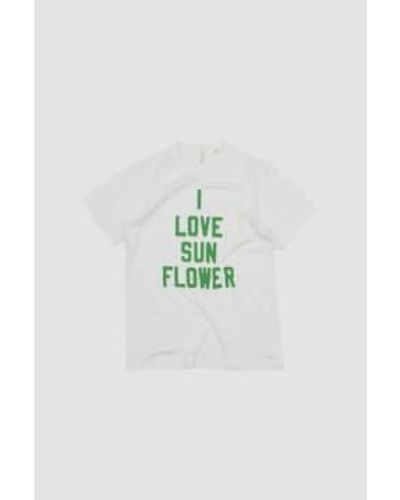 sunflower Sport love tee fluo - Blanco