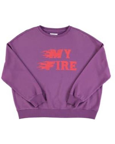 Sisters Department Sudadera My Fire Washed - Viola