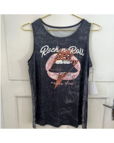 Every Thing We Wear Top gilet chariot Rock n Roll - Gris