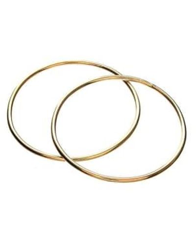 Renné Jewellery Gangle clásico oro sólido 9 quilates 2.5 mm - Metálico