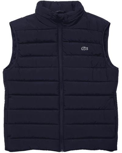 Lacoste Quilted Vest Blousons Lifestyle Navy - Blu