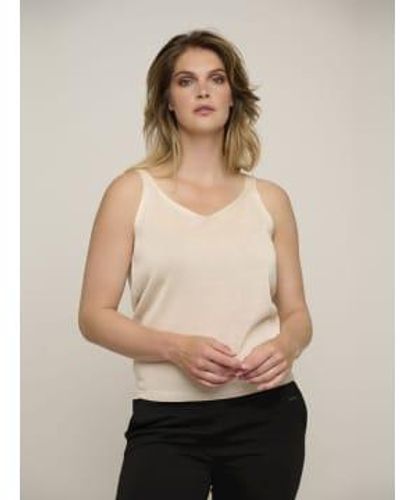 Rino & Pelle Bous Knitted Camisole Birch - Natural
