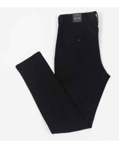 Only & Sons Only And Sons Mark Slim Fit Tapered Trousers In - Nero
