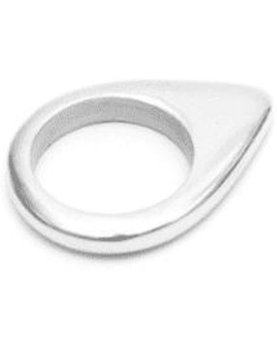 ARTISANS & ADVENTURERS Arrow Ring Aluminum Small - Metallic
