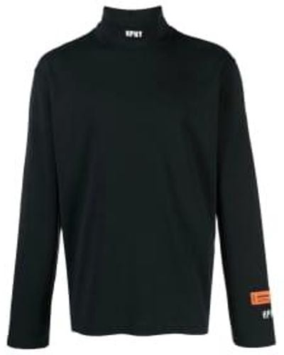 Heron Preston Hpny Logo Turtleneck T Shirt - Nero