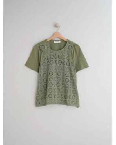 indi & cold Sk340 Blouse - Green
