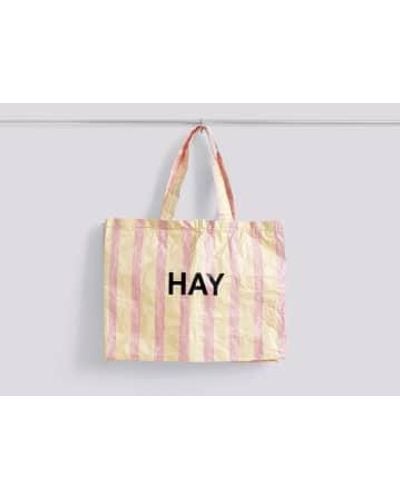 Hay Candy stripe shopper - Neutre