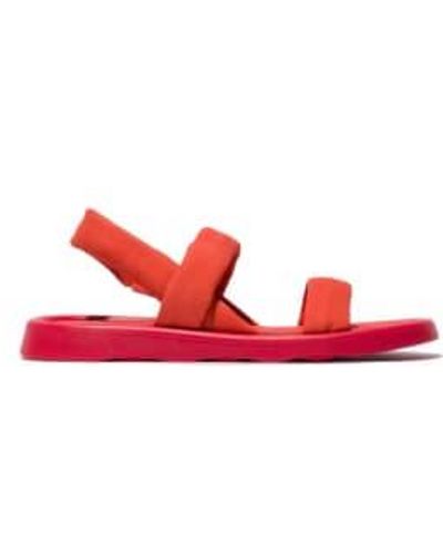 Fly London Devil Tera873 Cupido Sandals - Red