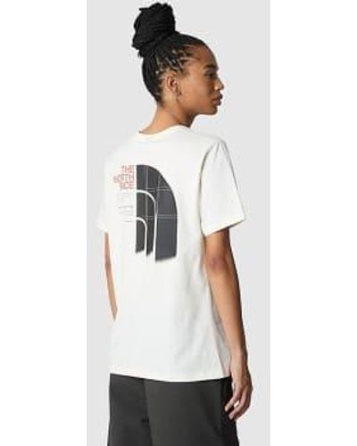The North Face T Shirt Blanc Casse - Bianco