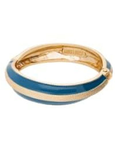 Argelouse Amok Bracelet Rope Gold Plated - Blue