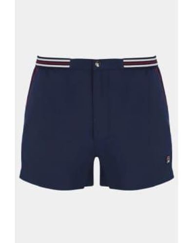 Fila Hightide 4 Terry Pocket Shorts Red - Blu