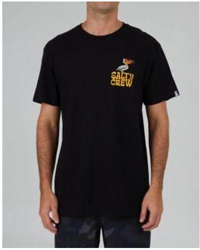 Salty Crew T-shirt Noir S - Black