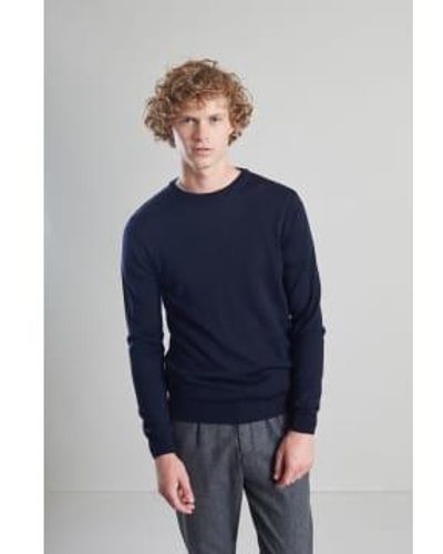 L'Exception Paris Blue Merino Wool Sweater