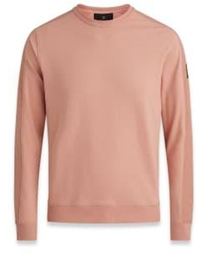 Belstaff Sweatshirt Transit Rust M - Pink