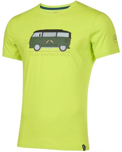 La Sportiva Van Lime Punch T-shirt - Yellow