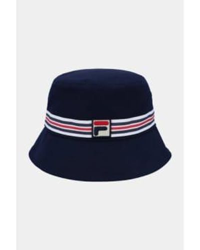 Fila Jojo Stripe Bucket Navy One Size - Blue