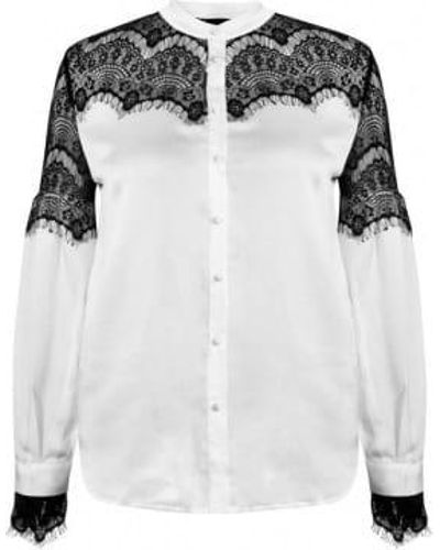 NÜ Brae Lace Shirt - Bianco