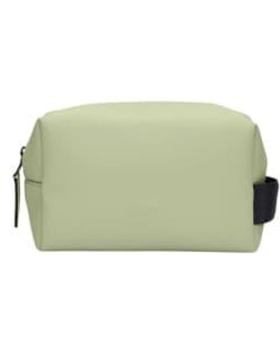Rains Small Wash Bag In Earth - Verde