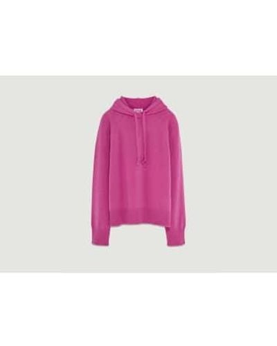 Tricot Cashmere Hoodie Xs - Pink