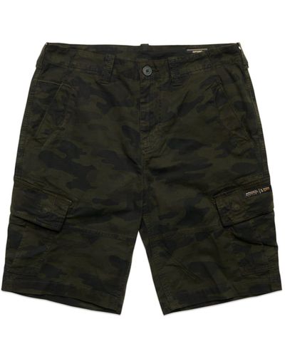Superdry Core Cargo-Shorts – Overdyed Camo - Schwarz