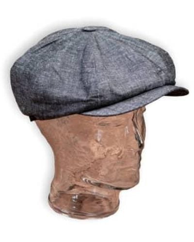 Pike Brothers 1928 newsboy cap grey - Grau