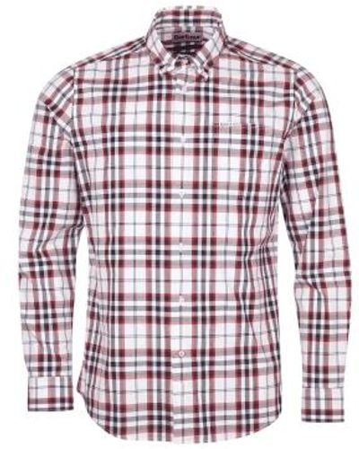 Barbour Hambledon Tailored Shirt 1 - Rosso