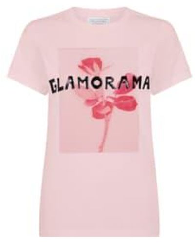 Bella Freud Glamorama T Shirt Small - Pink