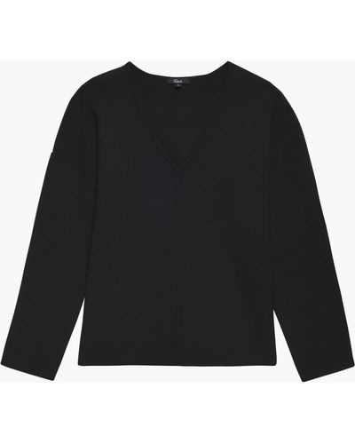 Rails Hollyn V-neck Sweater - Black