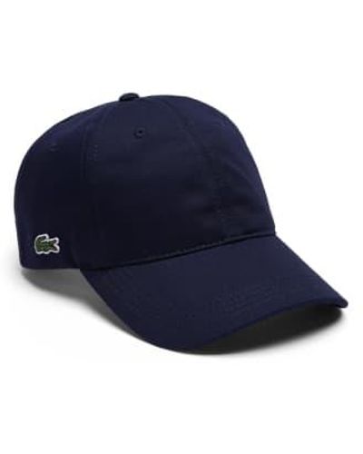 Lacoste Rk0440 Cap Navy One Size - Blue