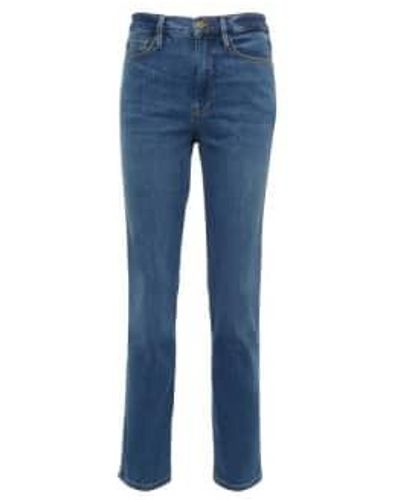 FRAME Le Sylvie Slender Straight Jeans - Blu