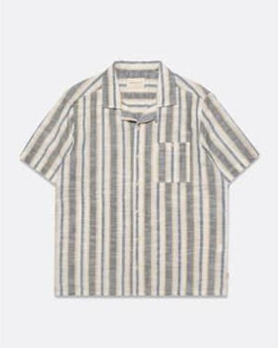 Far Afield Selleck Short Sleeve Shirt Honey - Bianco