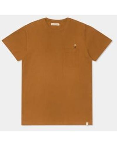 Revolution Lightbrown Regular T Shirt - Marrone