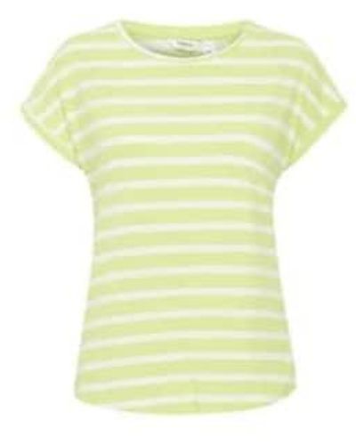 B.Young Pamila oneck t-shirt in scharfer grüner mischung - Gelb