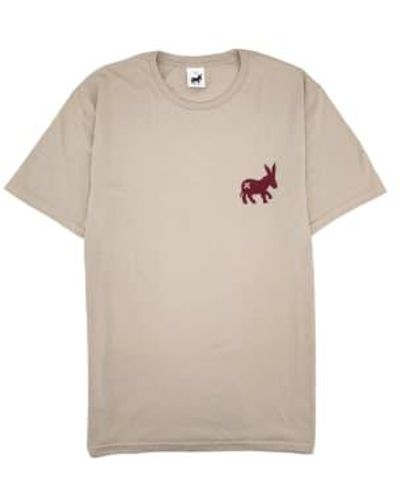 Sensa Cunisiun T Shirt Classic Logo Uomo Bordeaux - Neutro