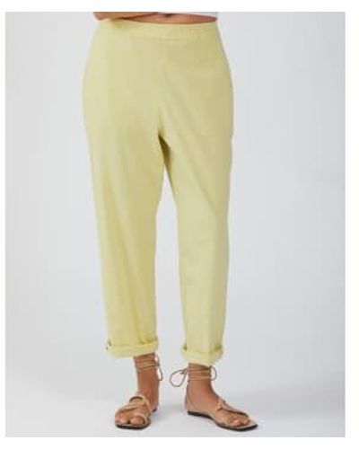Reiko Capri Trousers Apple S - Yellow