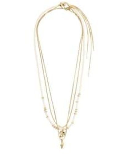 Pilgrim Sea Necklace /gold / Os - Metallic