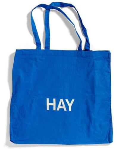 Hay Blue Tote Bag Large
