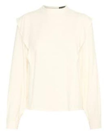 Soaked In Luxury Catina Blouse Ls - White