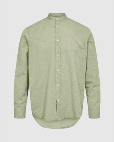 Minimum Cole 9802 Shirt Epsom Melange - Verde