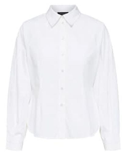 SELECTED Roonie Shirt L - White
