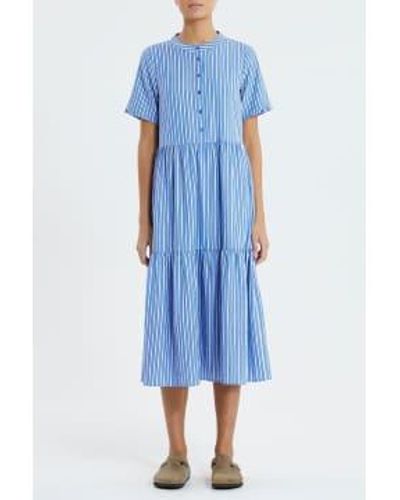Lolly's Laundry Fie Stripe Dress - Blu