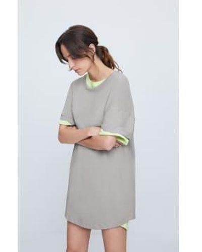 American Vintage Kleid in bio-baumwolle - Grau