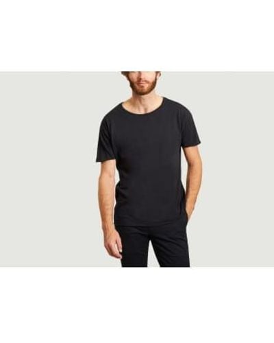 Nudie Jeans Roger Organic Cotton T Shirt - Nero