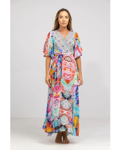 Inoa Matera Scilla Knee Length Dress With Crystals